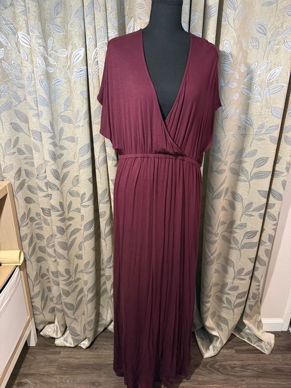 Amazon Essentials Plum Maxi Dress